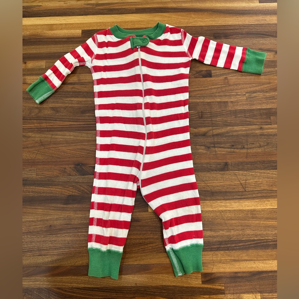 Hanna Andersson Christmas stripe pajamas - 9-12 months - 70 cm